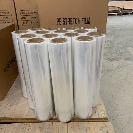 Màng PE bọc hàng thành phẩm đóng pallet tại TABI